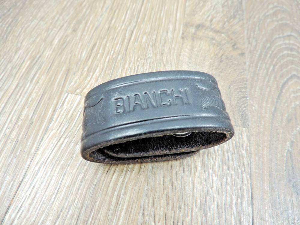 Duty Belt Retainer Black Leather Tooled 2 1/4"