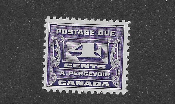 Canada J13 VF MH Postage Due Third Issue CV$25