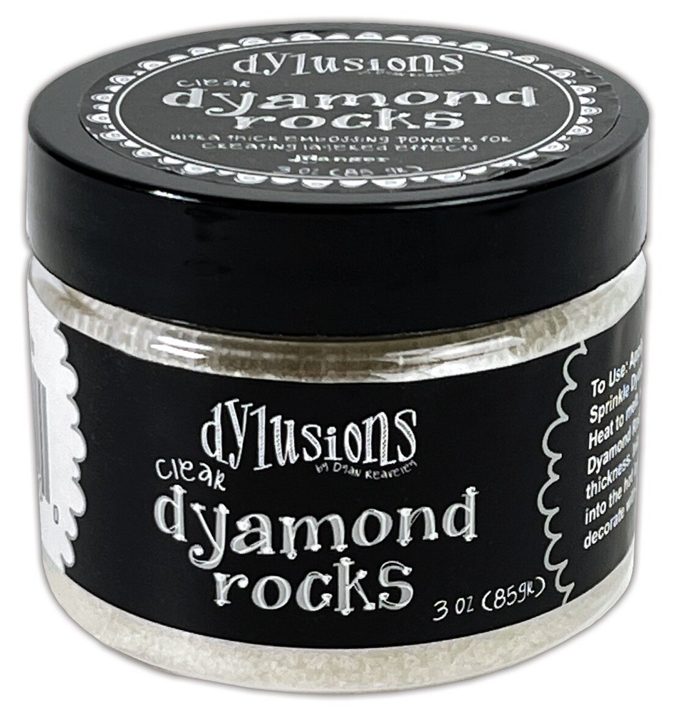 Dyan Reaveley Dylusions Dyamond Rocks-Clear - 2 Pack