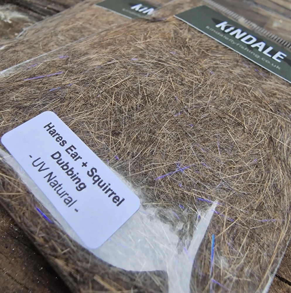 Squirrel + Hare Blend Dubbing - UV Natural - Fly Tying Materials