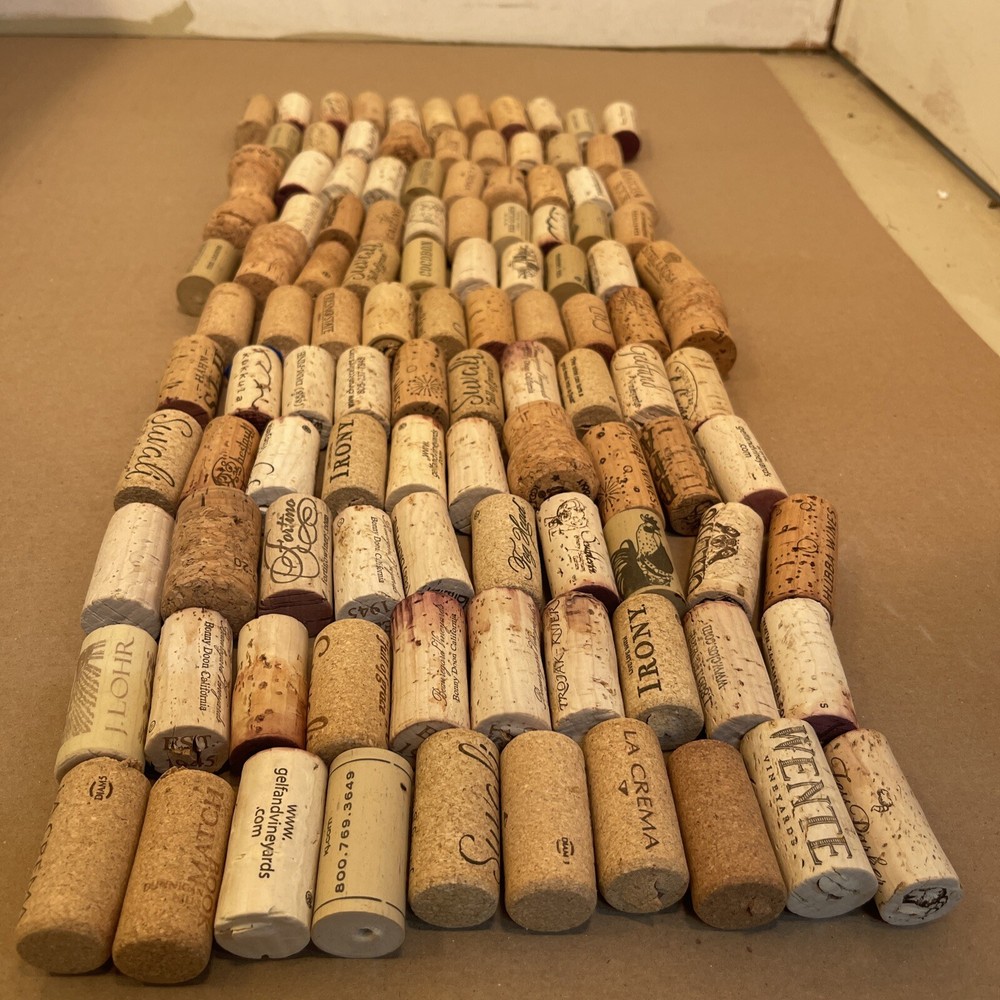 Wine Bottle Corks 100 Plus Count Various Brands Used Assorted Lot