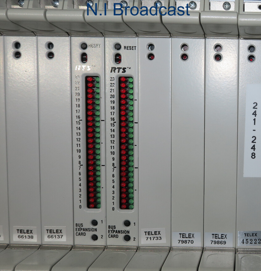 RTS telex adam intercom talkback mainframe wtih expansion options (ref 2)