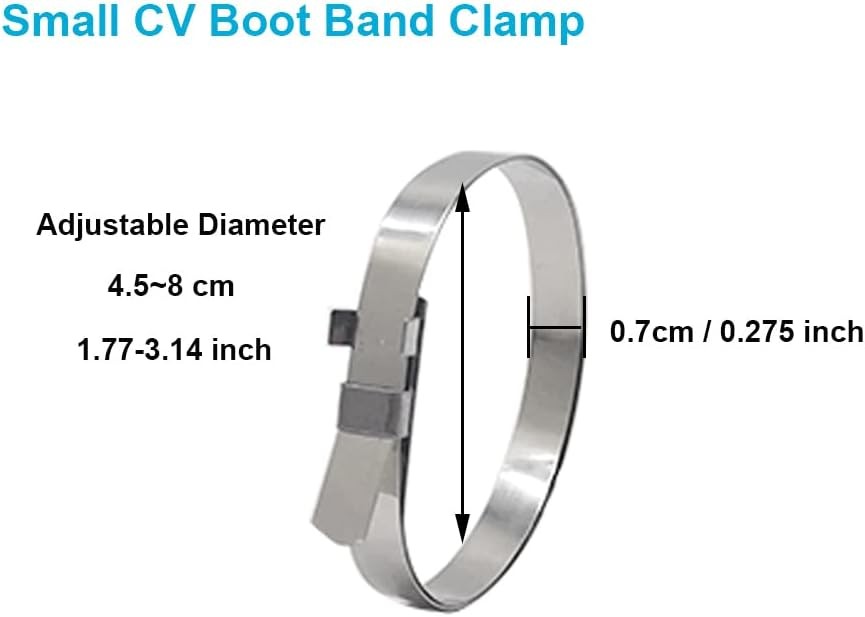 CV Joint Banding Boot Axle Clamp Tool with Universal Adjustable Drive Red