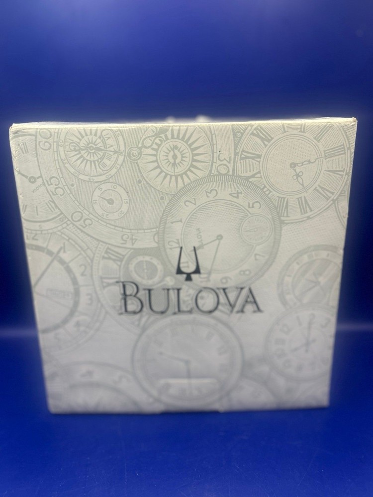 Bulova Mantle Clock - Glass Display Clock