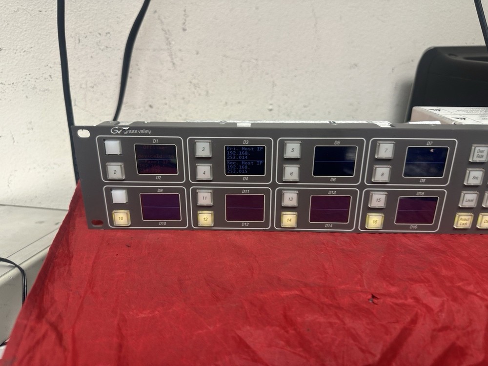 Grass Valley Jupiter LD16 Control Panel JUP-CP-LD16