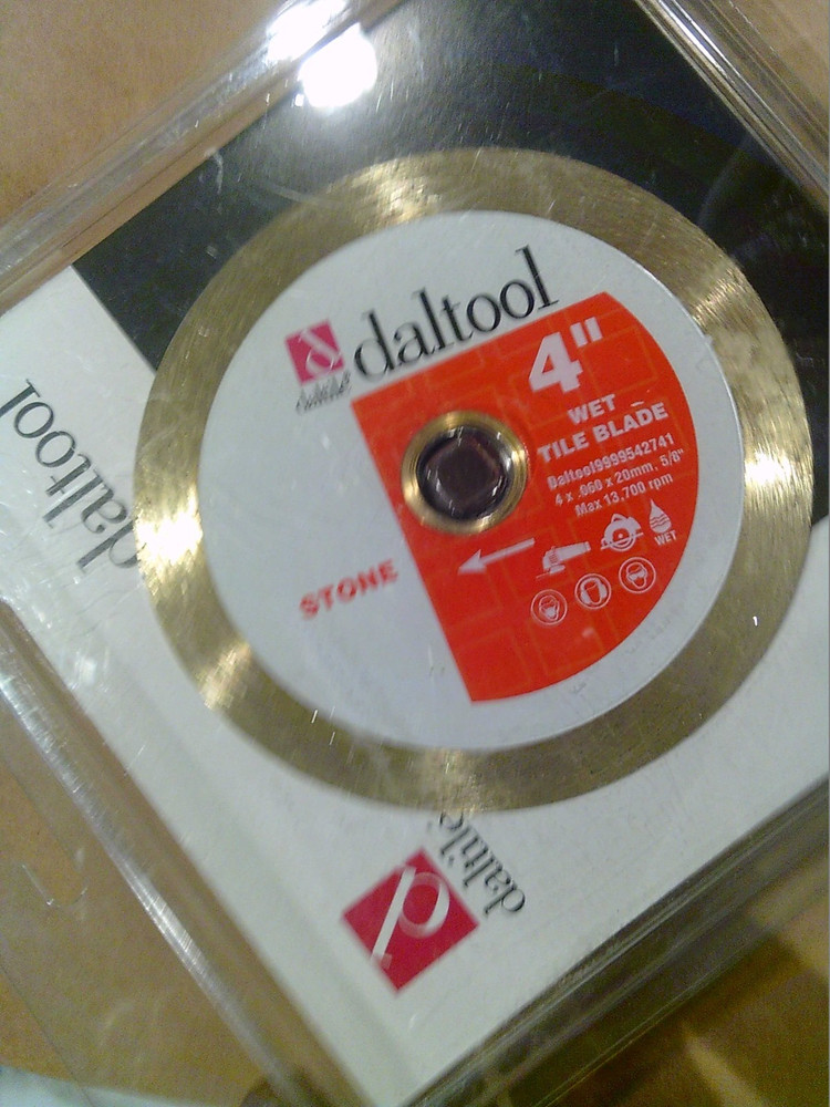 Daltool 4" Diamond Wet Tile Blade