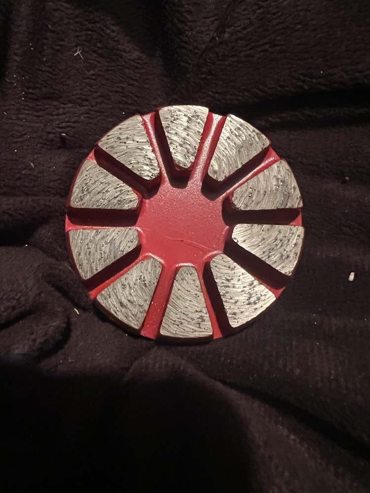 2x Diamond Grinding Disc 10 Segment Red S-GPM330 Concrete Grinder