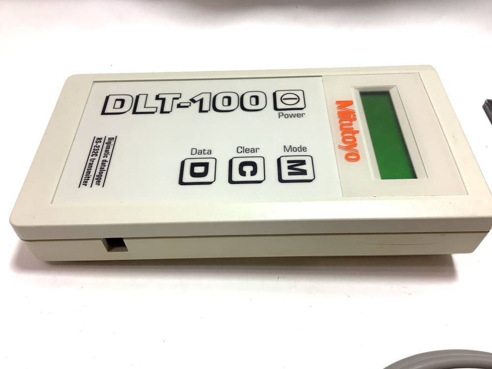 Mitutoyo DLT-100 Digimatic Datalogger RS-232C Transmitter with Easy Log CD Cable