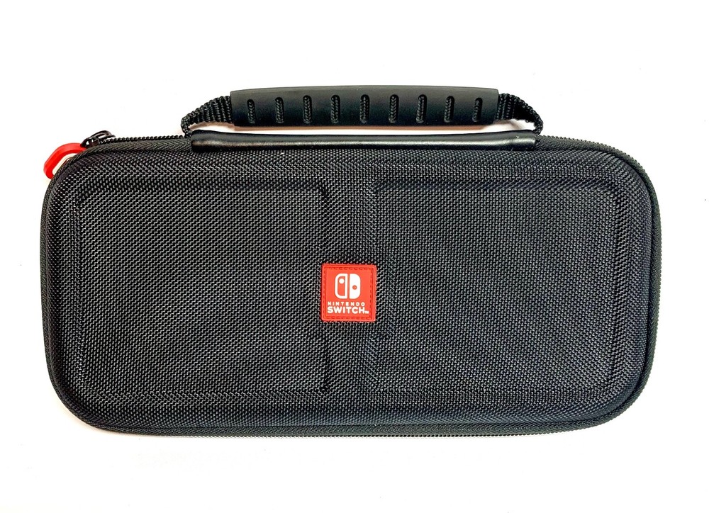 NINTENDO SWITCH SYSTEM BLACK HARD SHELL DELUXE TRAVEL CASE