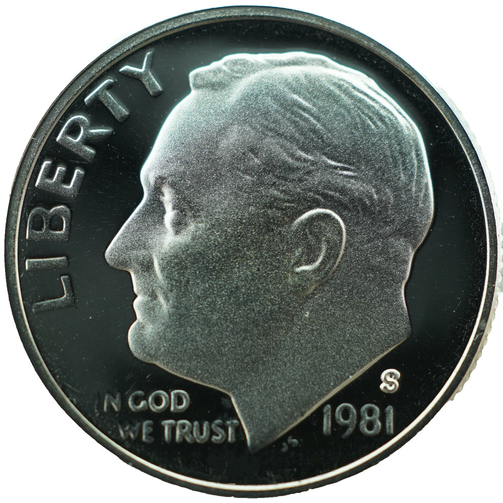 1981-S Type 2 Proof Roosevelt Dime