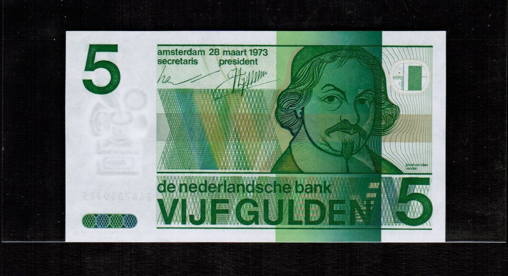 Netherlands 5 GULDEN 1973 Gem UNC