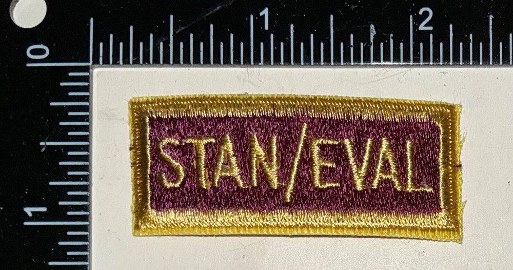 USAF US Air Force Stan Eval Standards Evaluation Pilot Instructor Arc Tab Patch