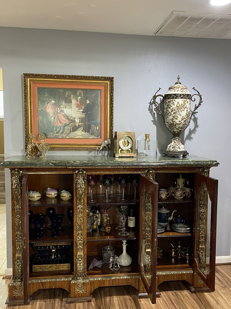 Beautiful, large Victorian style, Credenza, Display Sideboard