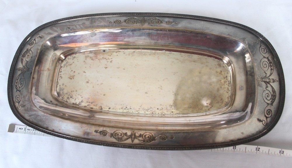 Antique Pairpoint Sheffield Silver Plate Rectangular Tray 1880-1894