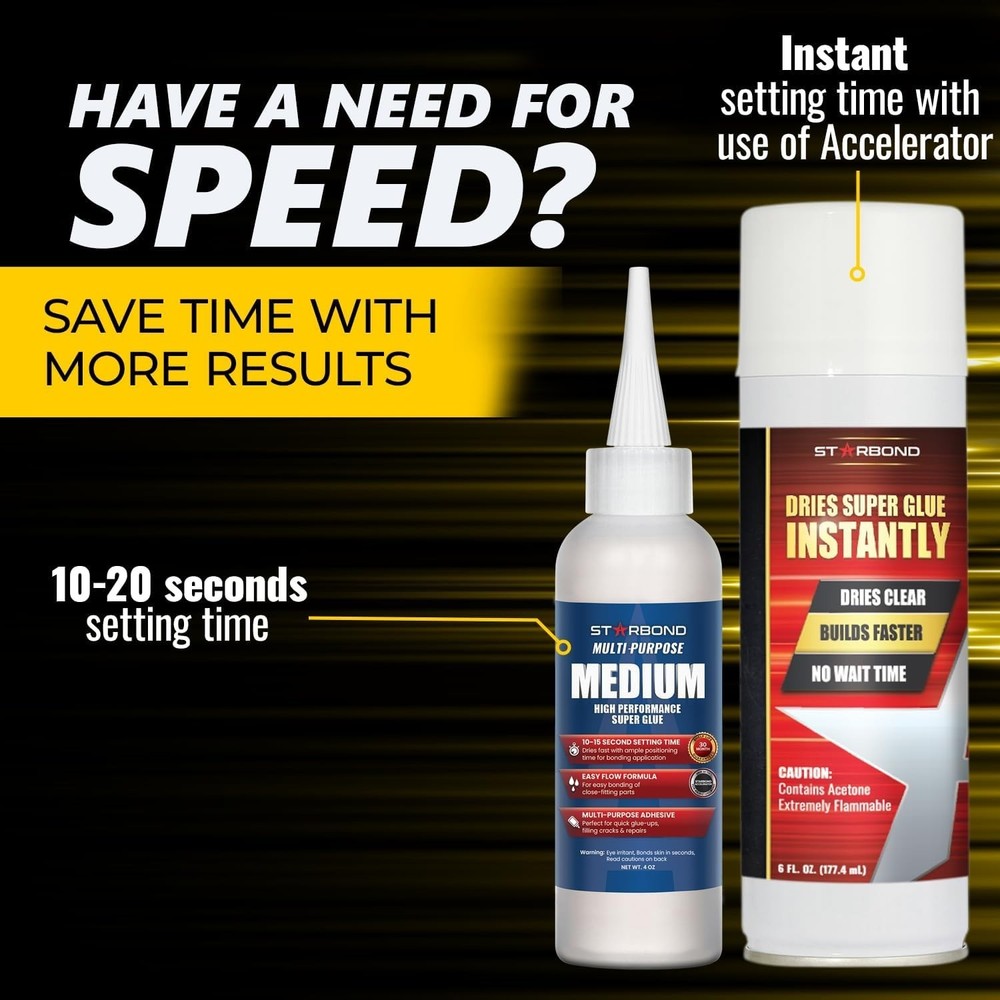 Medium CA Glue Bundle - Professional Woodworking Kit