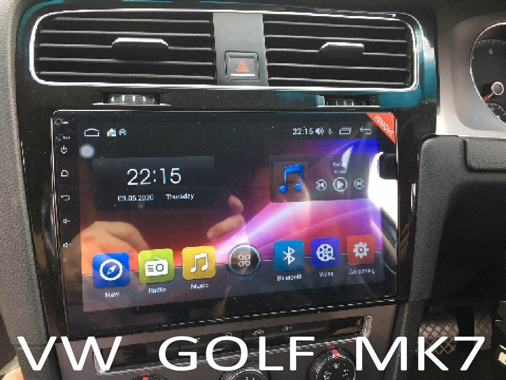 GOLF MK7 GPS BLUETOOTH STEREO HEAD UNIT APPLE CARPLAY ANDROID AUTO +CAMERA
