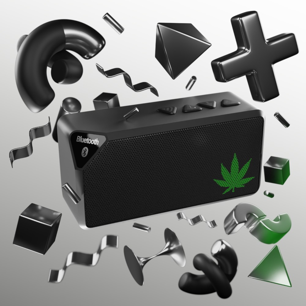 Custom Marijuana Weed Bluetooth Speaker