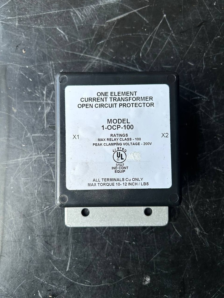 Electromagnetic Industries 1-OCP-100 Current Transformer Open Circuit Protector