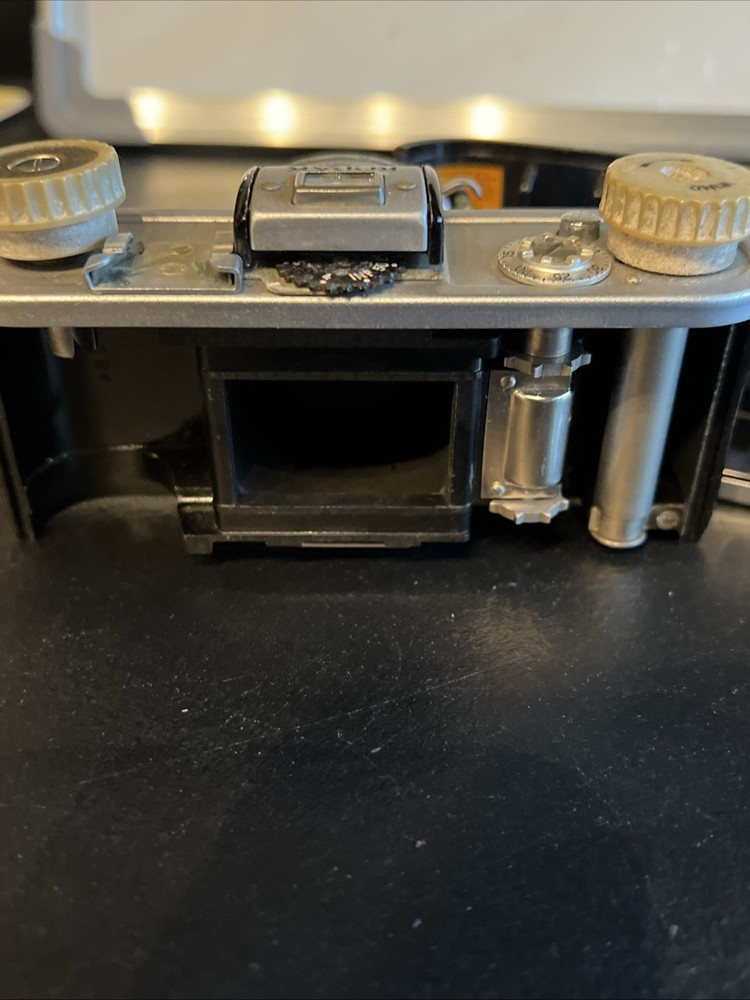 KODAK 35 F 4.5 Flash Diomatic Shutter With Case Untested As-Is