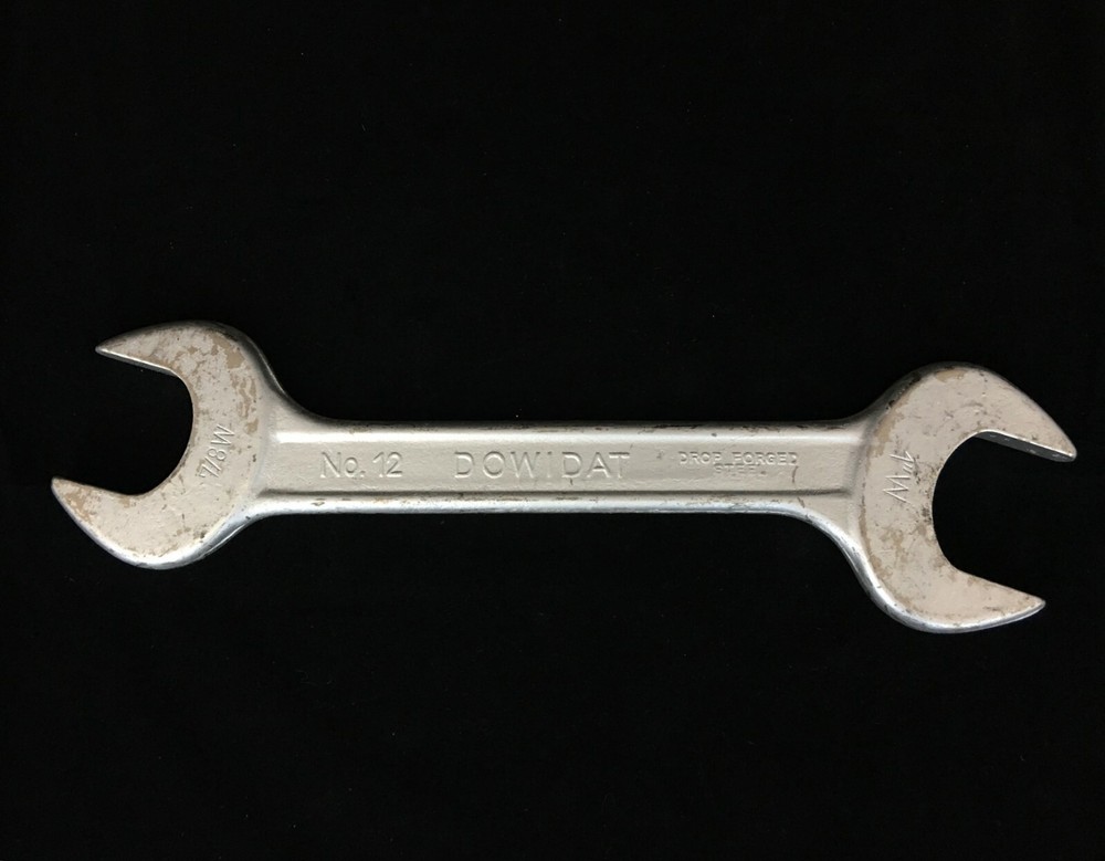 British Standard Whitworth Open Ended Spanner Wrench No. 12 | 7/8” x 1”W