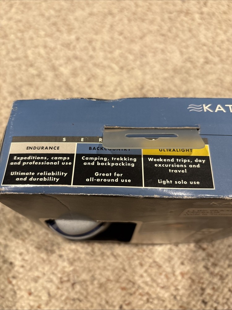 NEW Katadyn Hiker Compact Backpacking Micro Water Filter Purifier Gray