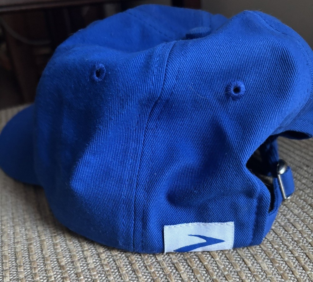Brooks Running Cap Hat BOCO Gear Cotton Polyester Adjustable Let's Run There