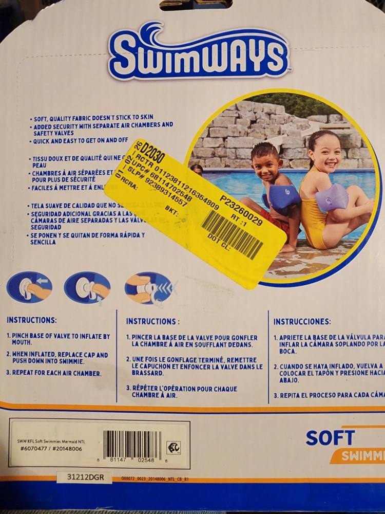 Swimways Soft Swimmies Purple