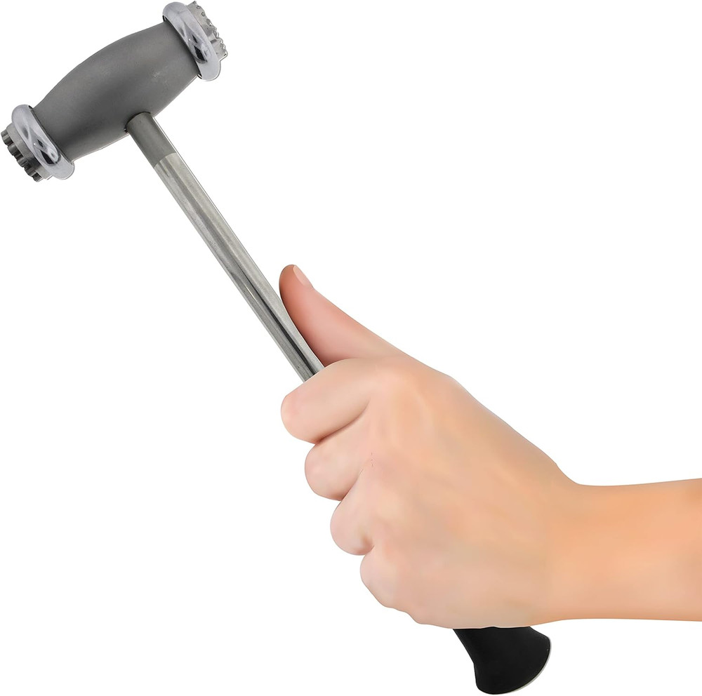 Beadsmith Interchangeable Texture Hammer - 12 Faces for Metal Texturing
