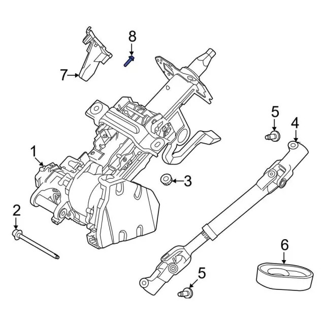 Genuine Ford Control Module Screw W506945-S437