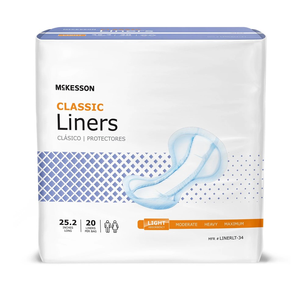McKesson Liners, Classic Absorbency