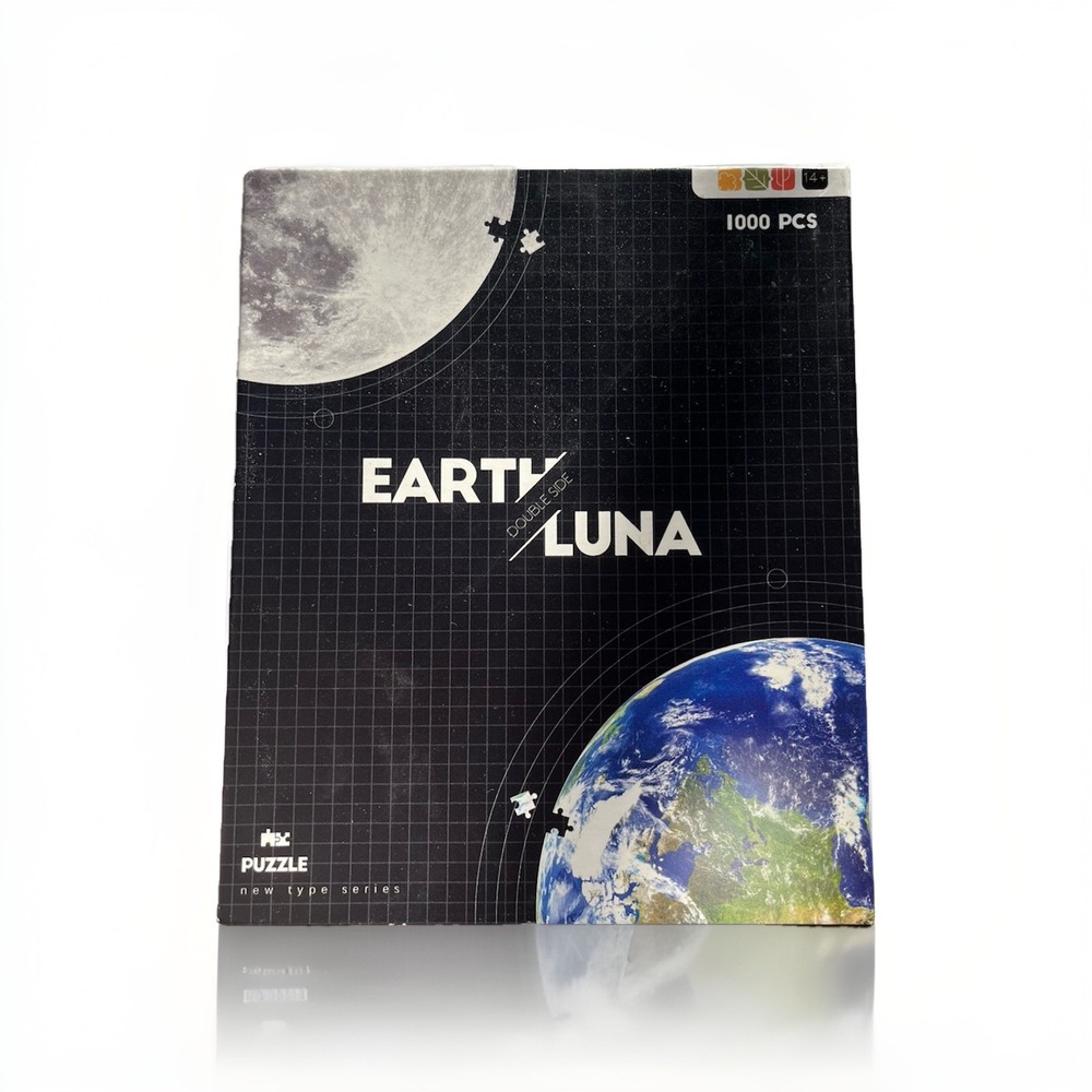 Earth & Luna 1000-Piece Puzzle Set