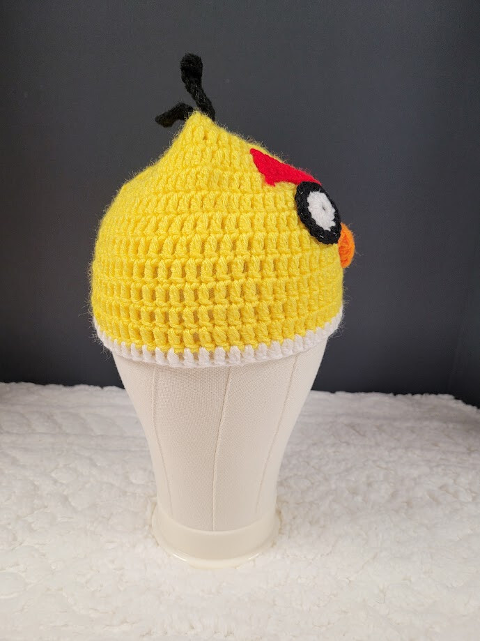 Handmade Crocheted Angry Birds Beanie