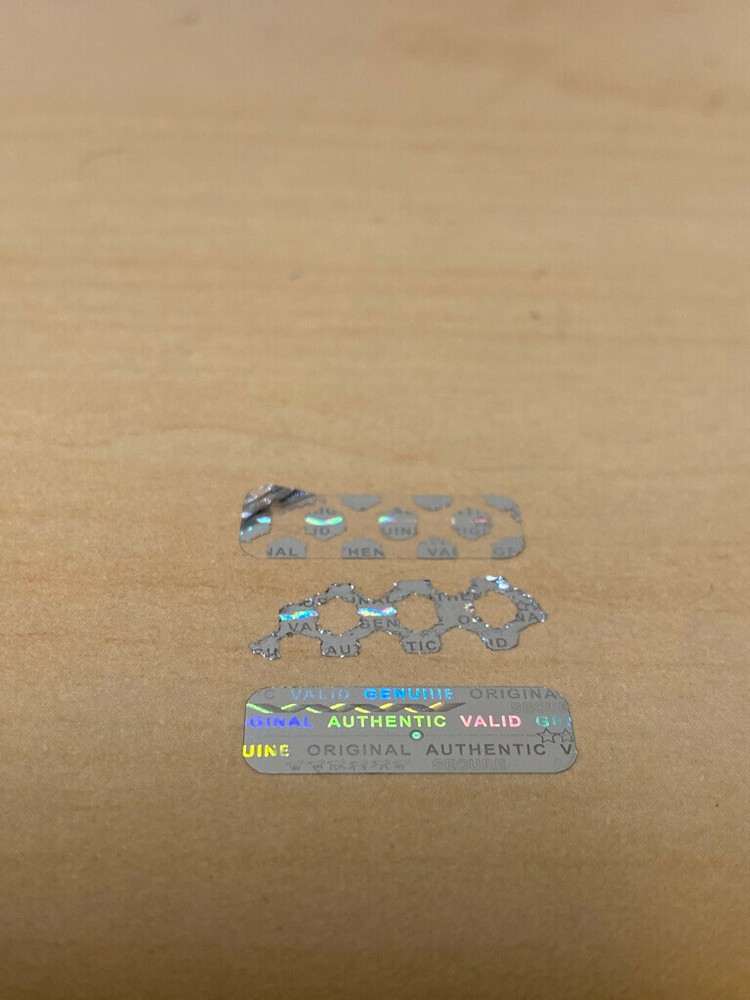 1000 Small! Custom Printed Tamper Evident Security Void Hologram Labels Stickers