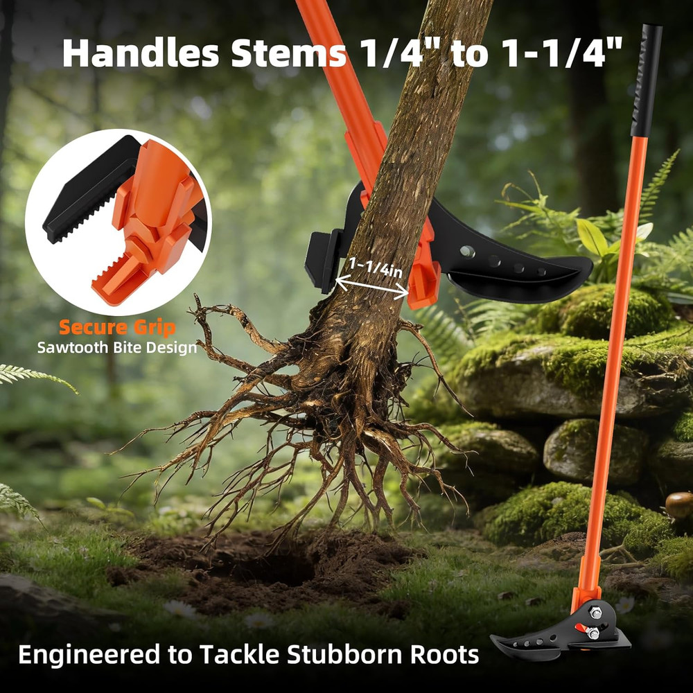 Heavy-Duty Tree Puller and Stump Puller Tool, 100% High-Strength Manganese Steel