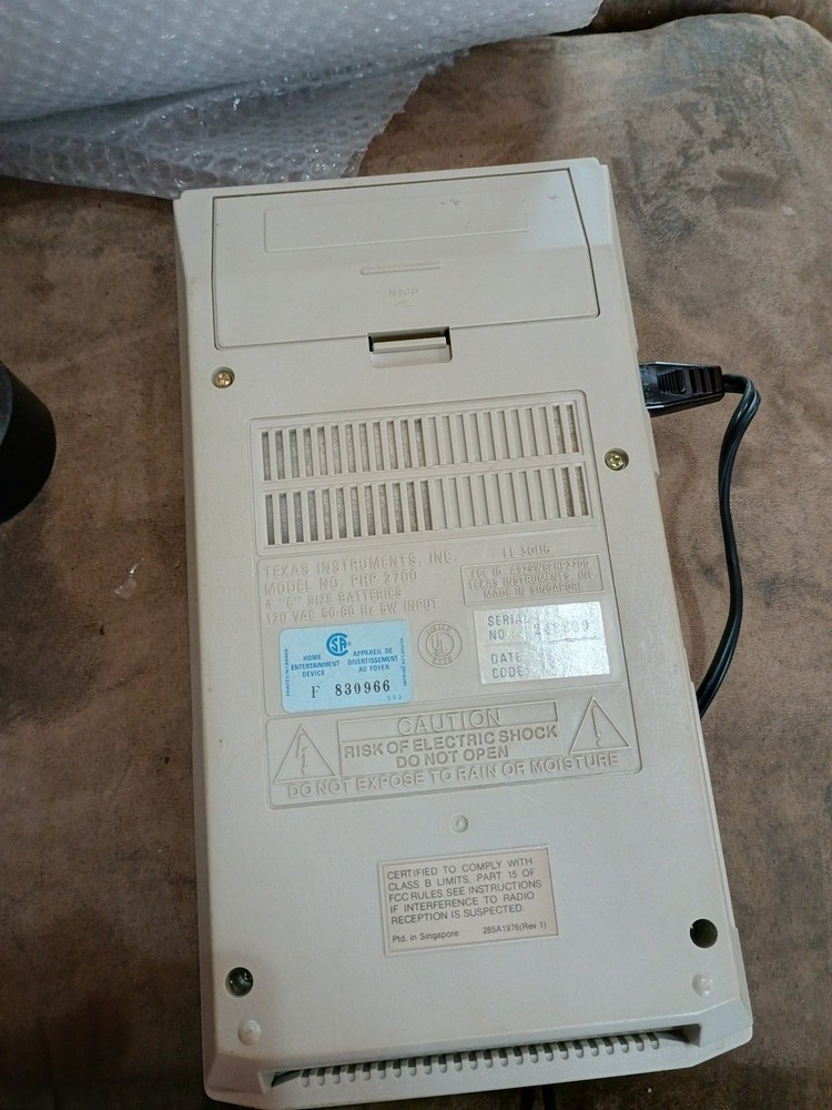 Cassette Player Texas Instruments Program Recorder Model Works