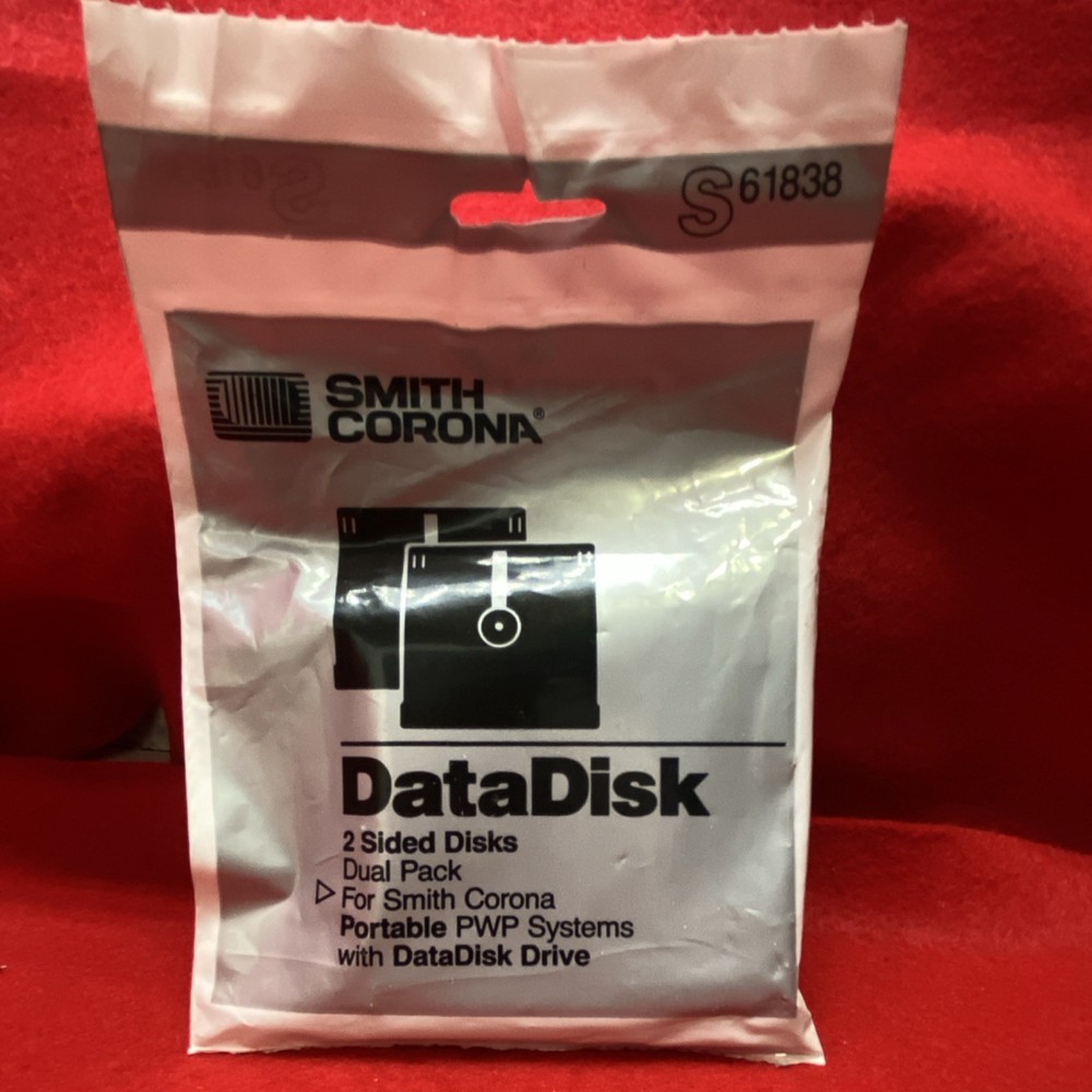 Smith Corona DataDisk Blank Floppy Disk Dual Pack 2 Sided S61838