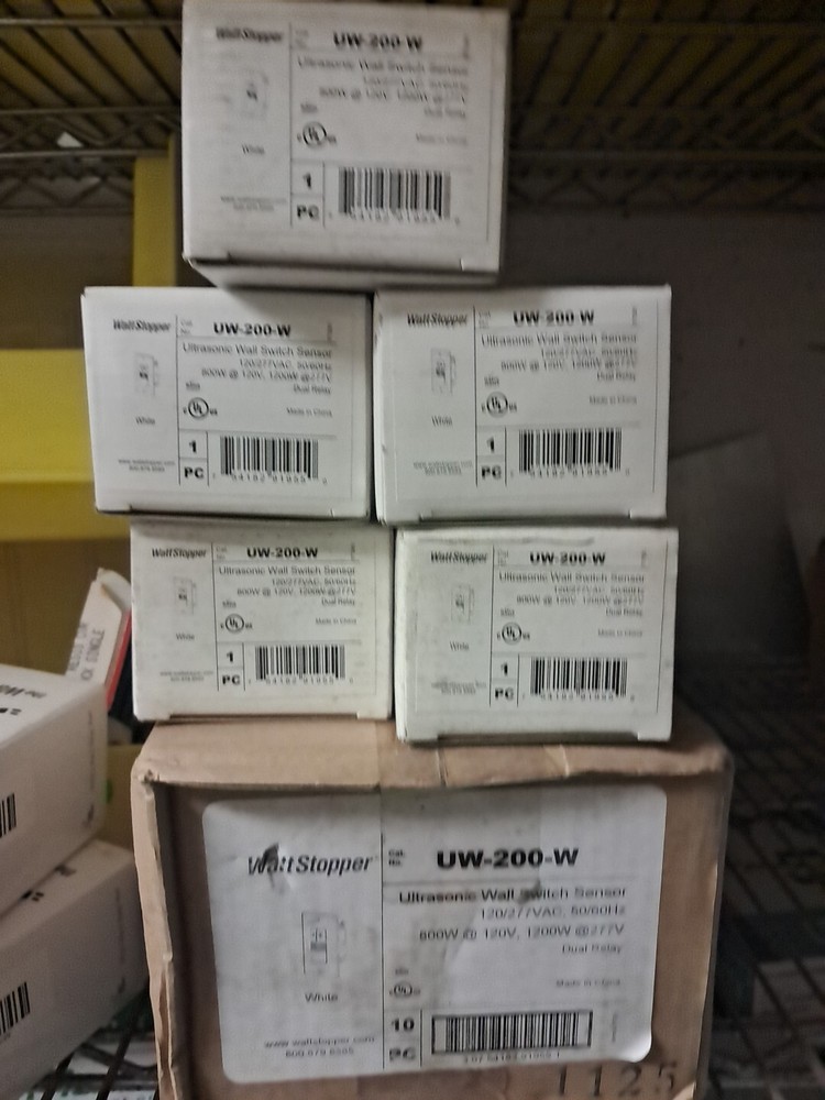 WattStopper, UW-200-W, Passive Infrared, Automatic Wall Switch Sensor