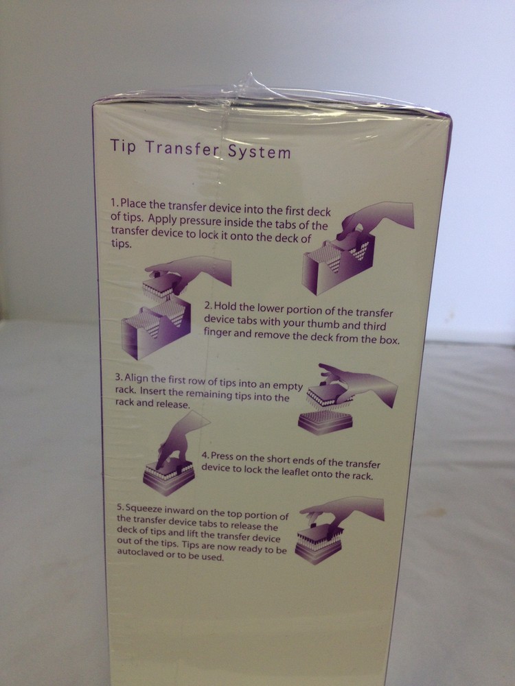 QuickRack Tip Transfer System (2 Pack) 96 1.2mL Tip System SEALED