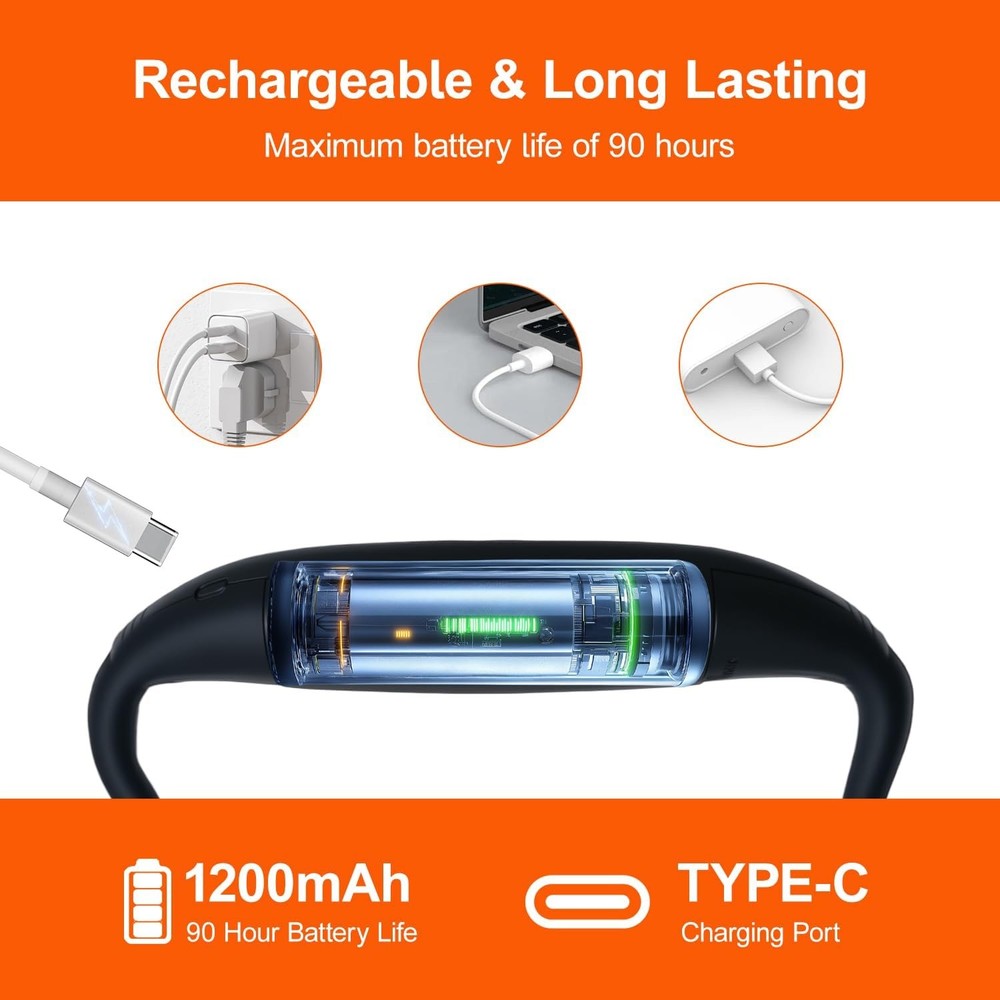Glocusent LED Neck Reading Light - Grey (GLCSNTBL001)