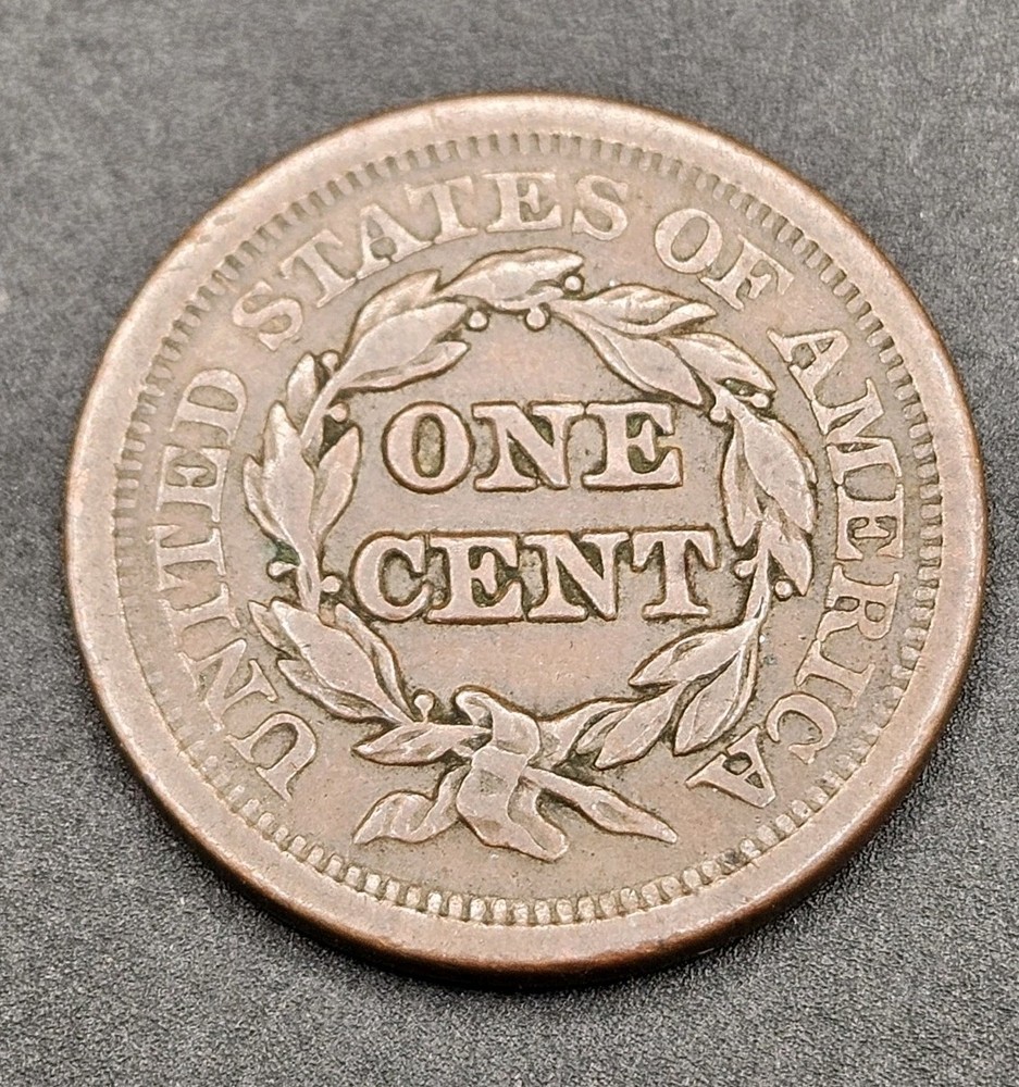 1851 Braided Hair Large Cent | EXTRA FINE