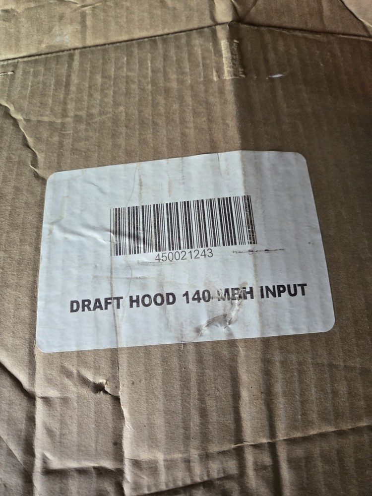 DRAFT HOOD 140 MBH INPUT