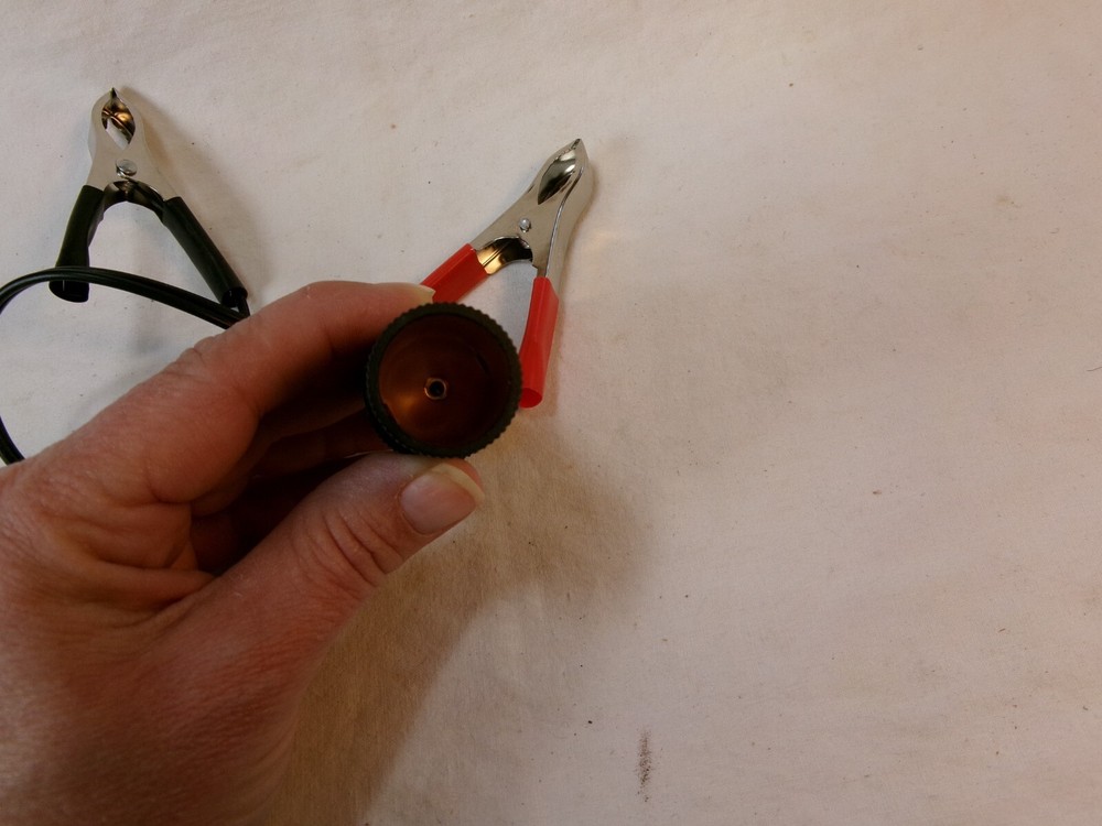 Battery Alligator Clamp Clip Car Cigarette Lighter Socket Adapter