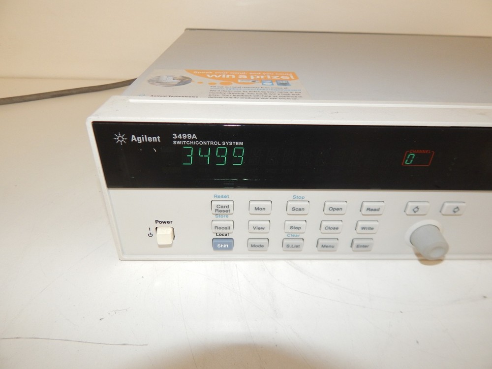 ^^ AGILENT HP HEWLETT PACKARD 3499A SWITCH CONTROL MAINFRAME (WVK98)