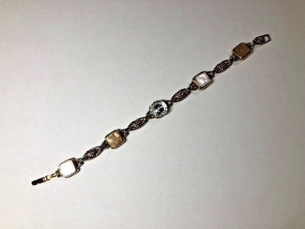 VINTAGE - SIGNED LC BRACELET - STRIKING!!