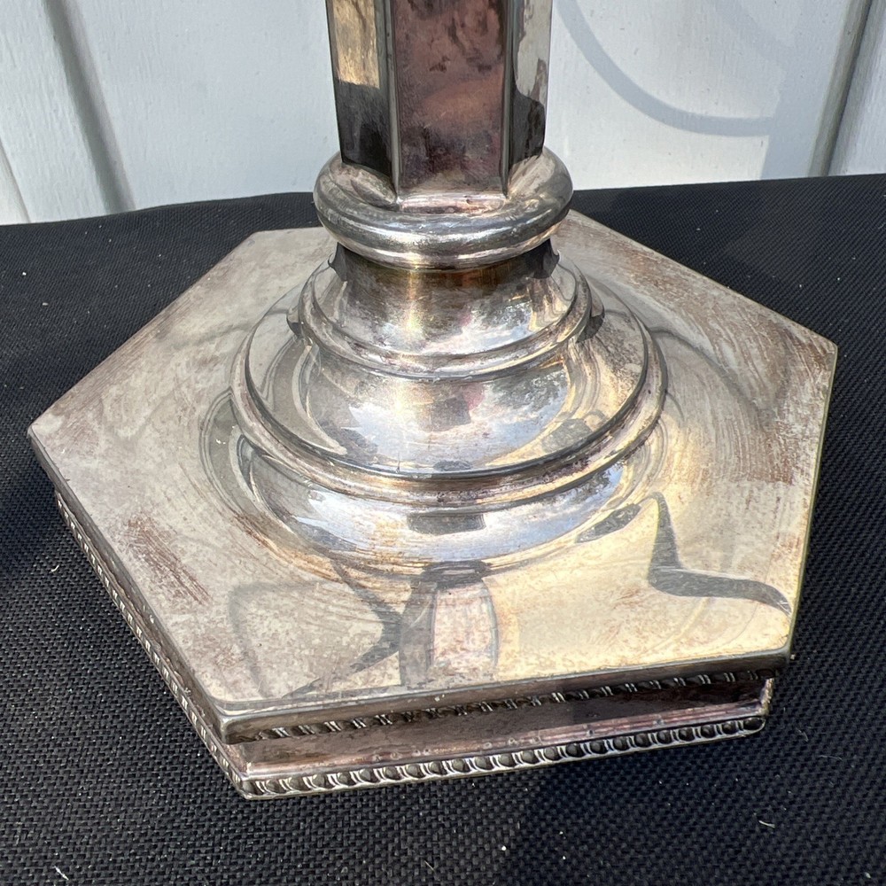 REED & BARTON 3 light Candelabras Quadruple Plated #17