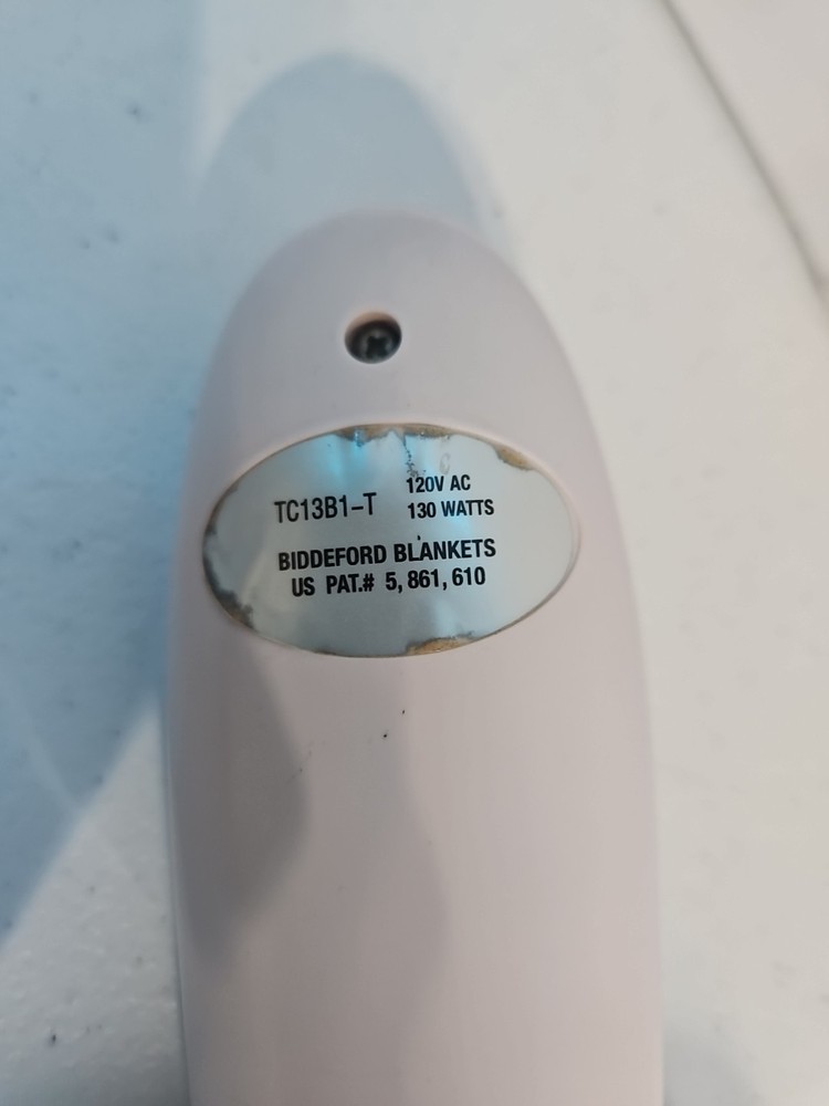 Biddeford TC13B1-T Electric Blanket 4-Prong Power Cord Controller Control Tested