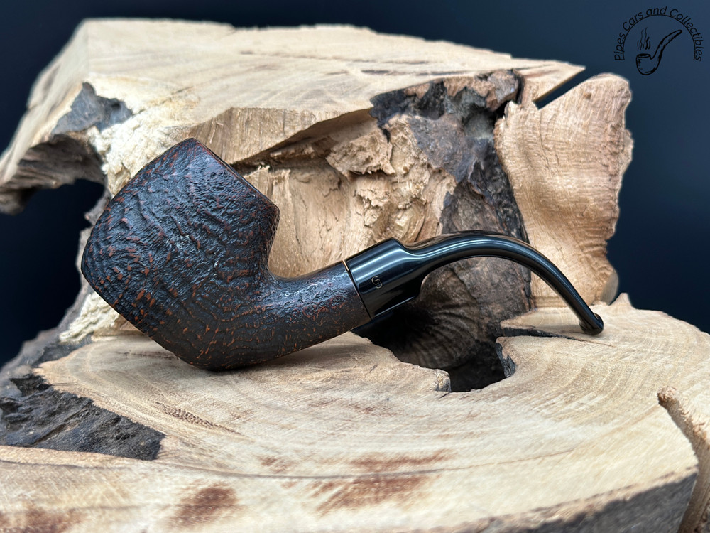Georg Jensen Antik Sandblasted Sitter Smoking Pipe