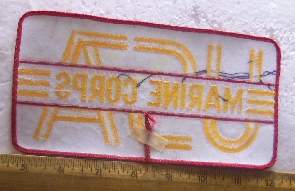 U. S. A. – Marine Corps Embroidered Back Patch (NOS)