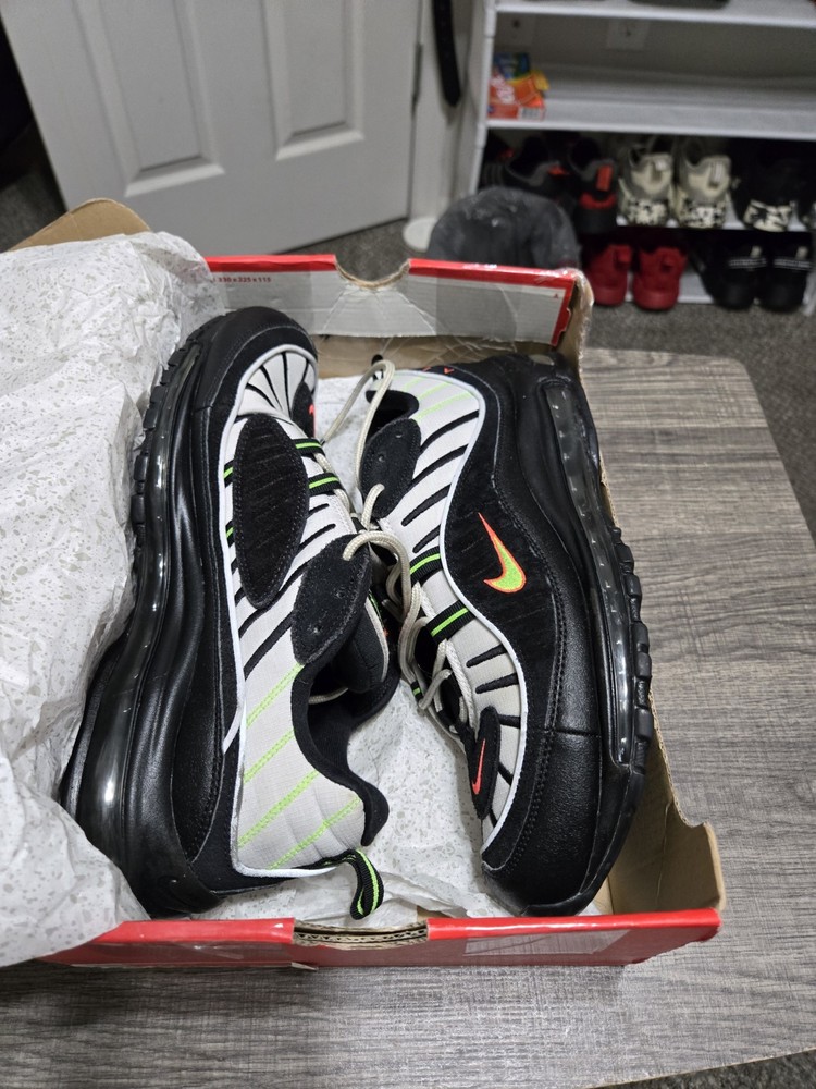 NikeAirMax98,.size:10.5,Highlighter Black