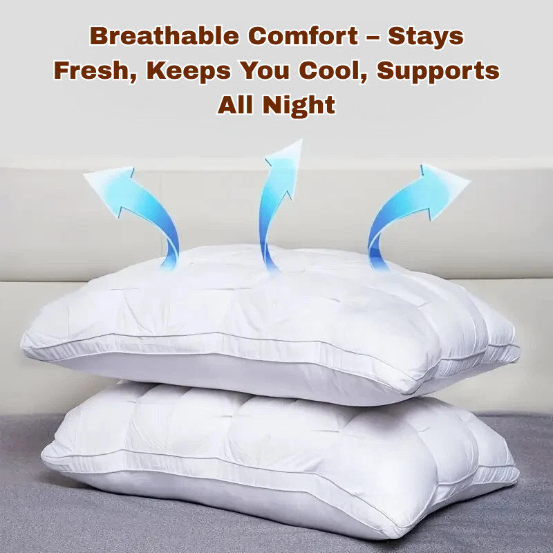 EverLoft™ Bed Pillows 2 Pack – Hypoallergenic, Ultra-Soft Fluffy Support,
